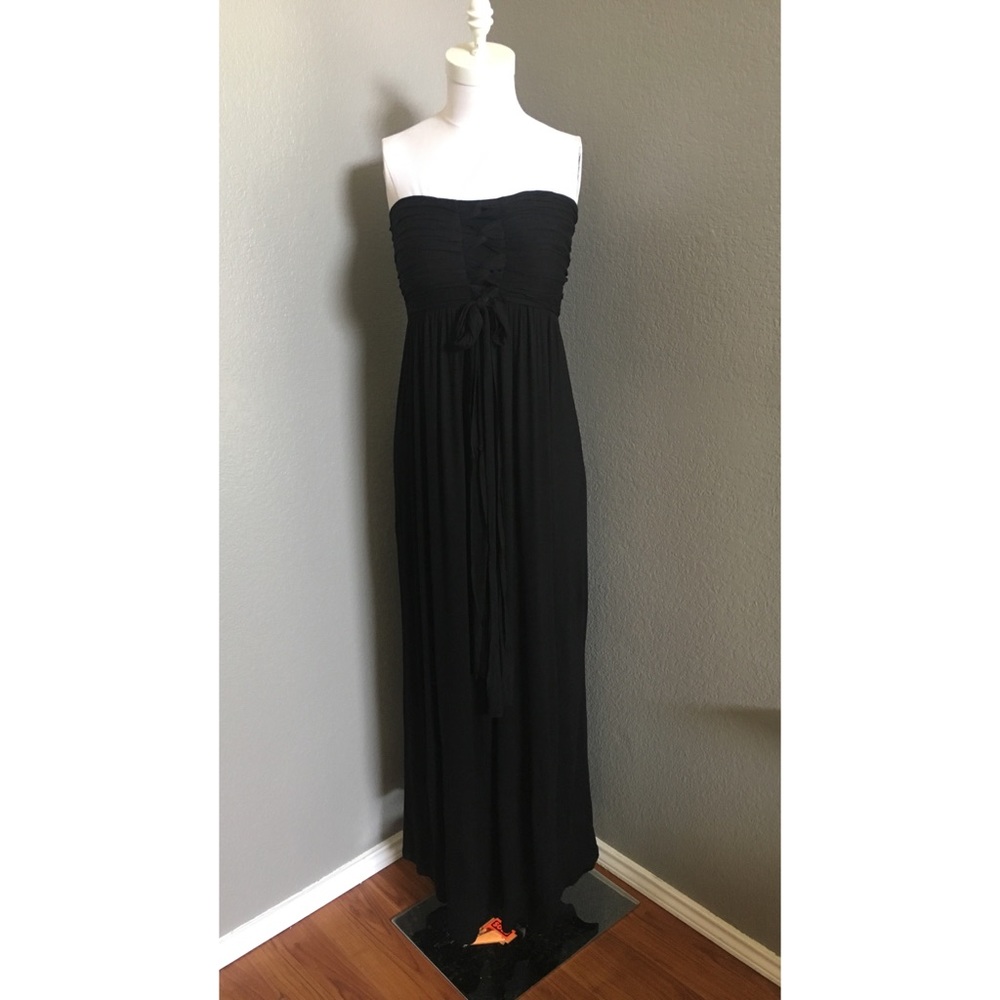 Black maxi dress